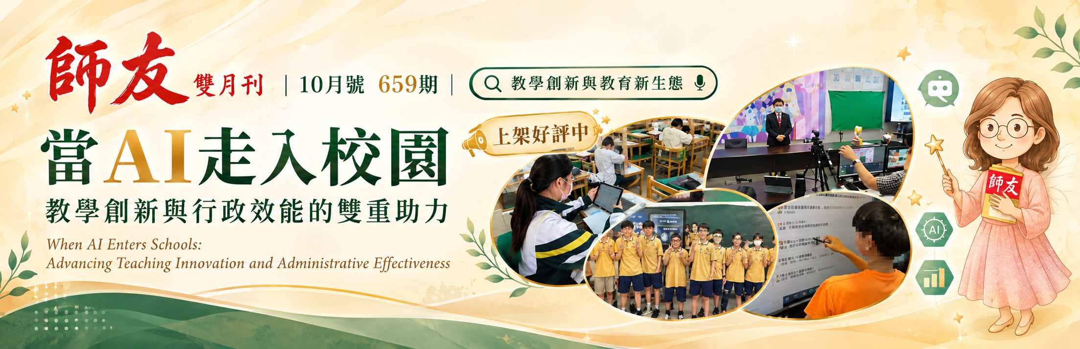 659期-當AI走入校園：教學創新與行政效能的雙重助力電腦版圖示